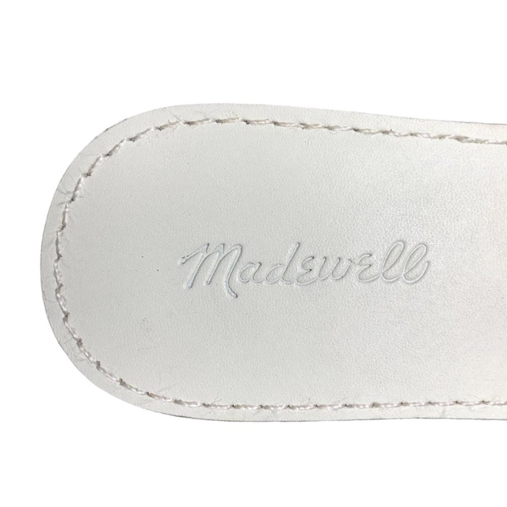 MADEWELL Cactus Print Leather Thong Slides - Picture 7 of 8